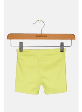 Lefties Kids Girl Training Shorts, Lime Green  - Image 2