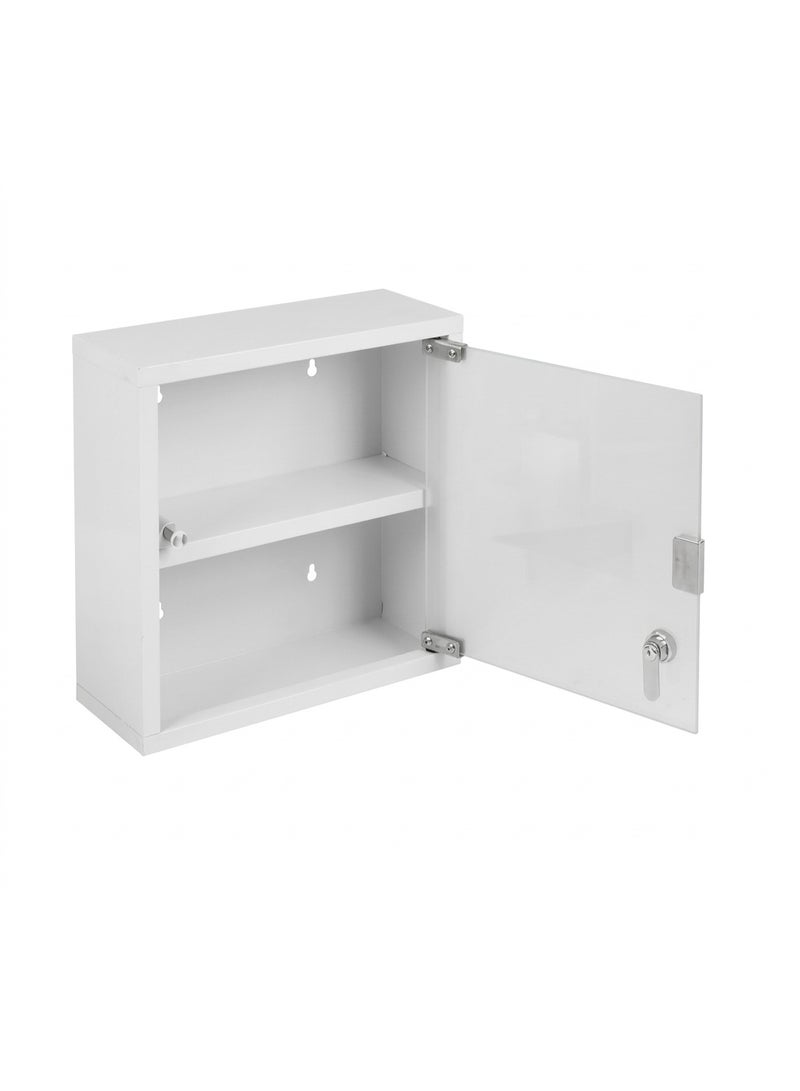 Numed First Aid Box Metal with Glass Empty for Office, Home, Day Care & Gyms Medium NM 46 - Image 3