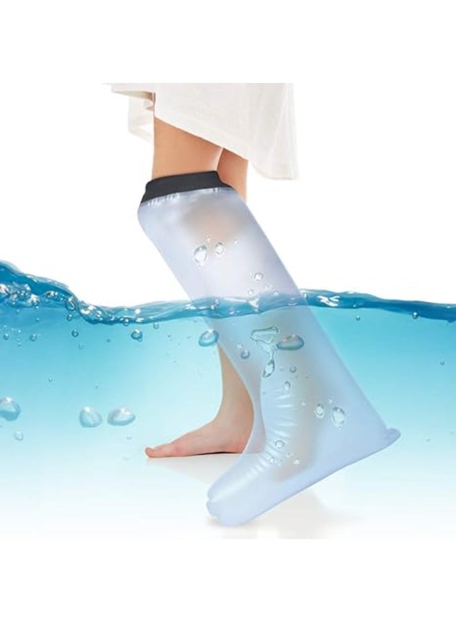 DUNISO Water Proof Leg Cast Cover for Shower，Watertight Foot Protector，Reusable Shower Bag，Protection to Wounds,Apply to Surgery，Thigh，Ankle，Knee，Shower - Image 1