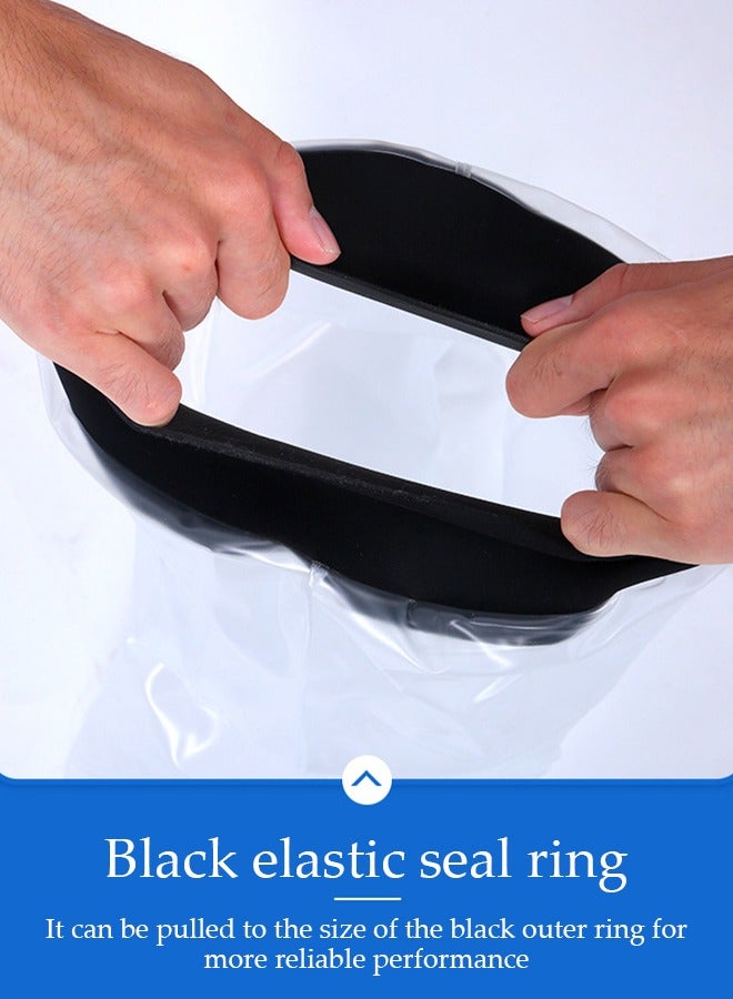 DUNISO Water Proof Leg Cast Cover for Shower，Watertight Foot Protector，Reusable Shower Bag，Protection to Wounds,Apply to Surgery，Thigh，Ankle，Knee，Shower - Image 5