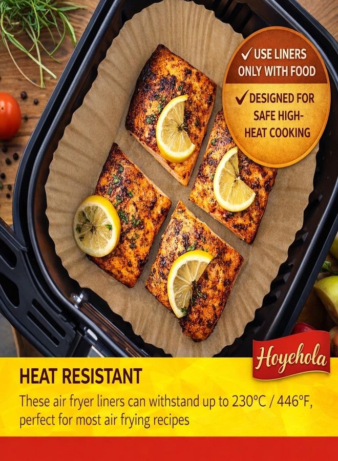 HOYEHOLA Premium Disposable Air Fryer Liners – 25 Pcs Food Grade Non-Stick Parchment Paper (Multicolour) - Image 4