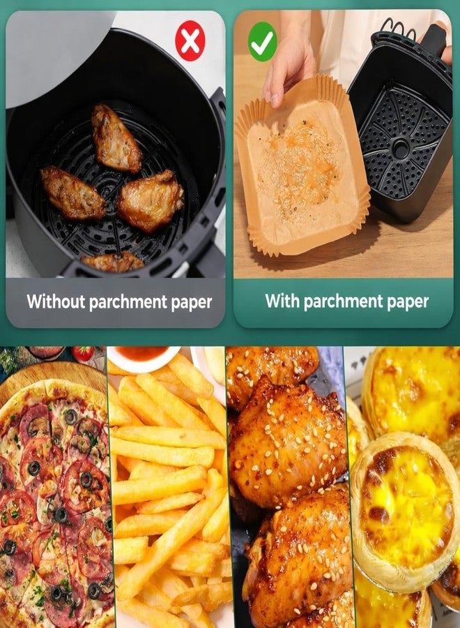 HOYEHOLA Premium Disposable Air Fryer Liners – 25 Pcs Food Grade Non-Stick Parchment Paper (Multicolour) - Image 5