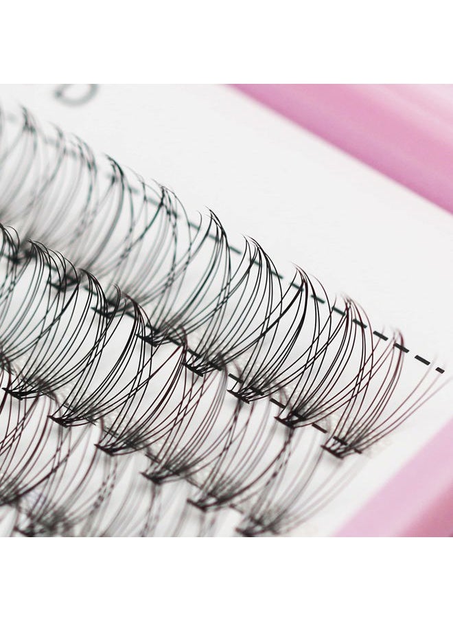 Vayator 10D 8-20mm To Choose Grafting Eyelashes D curl Personalized False Eyelashes Clusters Black False Eyelashes Professional Makeup False Eyelashes (18mm)  - Image 3