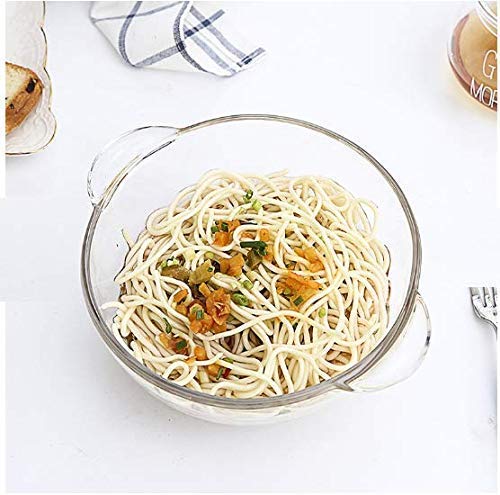 ATC Enterprise Tempered Glass Classic Microwave Oven Safe Serving Bowl with Lid for Rice and Boiling Food Tempered Glass 1000 ml - Image 3