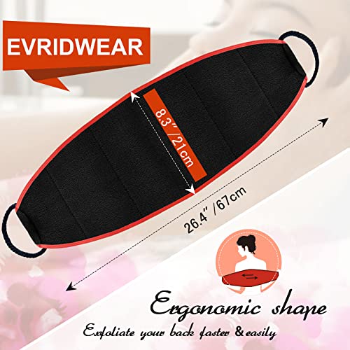 Evridwear Exfoliating Body Scrubber with Handles Back Washer Back Scrubber for Shower Bath Dry Skin Whole Body Deep Clean Men Women(Heavy) - Image 5