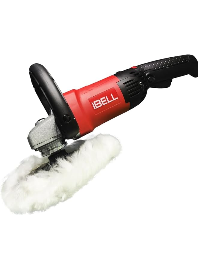 آي بيل Ibell CP80-18، 230 فولت 1400 واط آلة تلميع السيارات ثنائية الحركة مع قرص 180 مم - أداة تلميع وصنفرة عالية الطاقة لتصحيح الطلاء والتشميع واستعادة المصابيح الأمامية. - Image 1