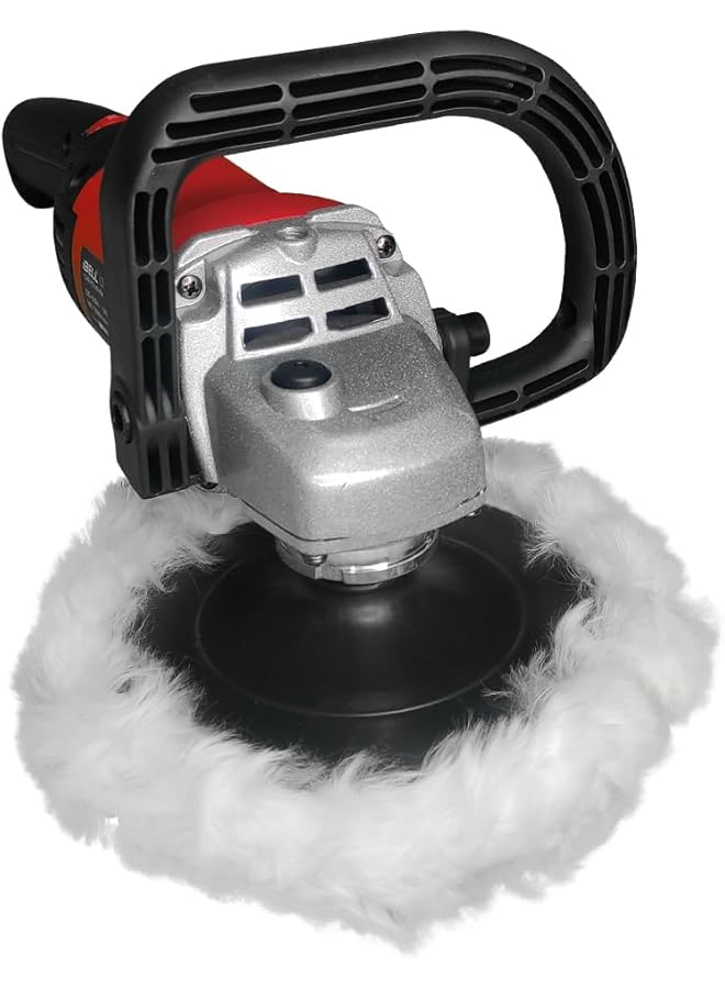 آي بيل Ibell CP80-18، 230 فولت 1400 واط آلة تلميع السيارات ثنائية الحركة مع قرص 180 مم - أداة تلميع وصنفرة عالية الطاقة لتصحيح الطلاء والتشميع واستعادة المصابيح الأمامية. - Image 5