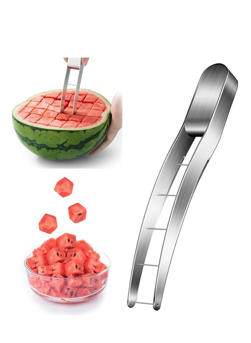 Loquat Quickly Safe Watermelon Cutter Slicer Cube Cutter Corer Fruit Vegetable Tools for Kitchen - Image 1