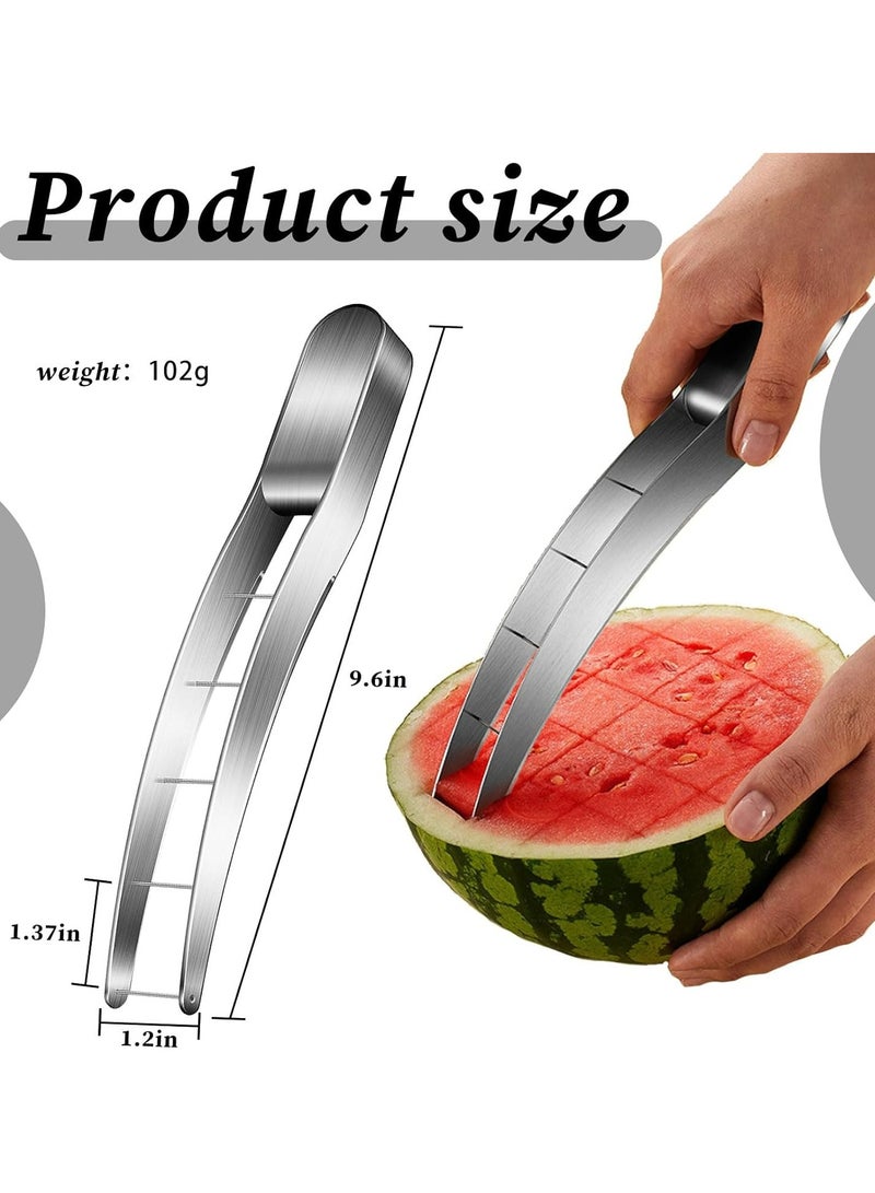 Loquat Quickly Safe Watermelon Cutter Slicer Cube Cutter Corer Fruit Vegetable Tools for Kitchen - Image 2
