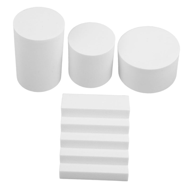 White Solid Blocks Photography Props for Jewelry Cosmetics and Accessories Modeling - Image 2