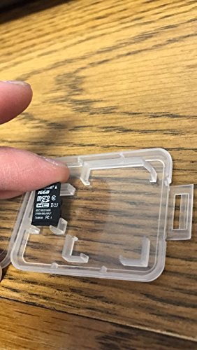 eTECH Collection 20 Pack Clear Plastic SD/SDHC/SDXC/MicroSD/MicroSDHC/MicroSDXC Memory Card Case Holder for SanDisk/Kingston/Transcend/Samsung (Case Only, Memory Card Not Included) - Image 5