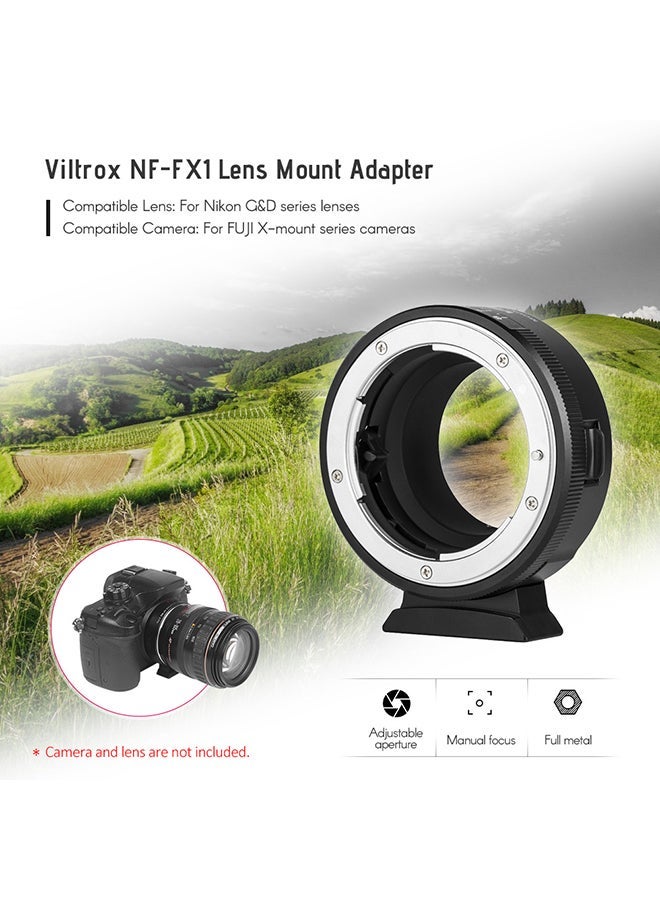 NIBEMINENT Camera Mount Adapter Ring Black/Silver - Image 4
