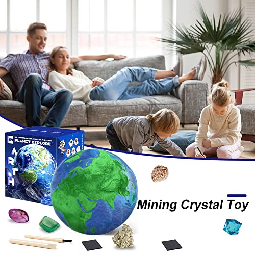 Oligitdi Rocks and Minerals Education Set Archaeological Toys Excavation Toys Archaeological DIY Assembly Model for Children - Image 5