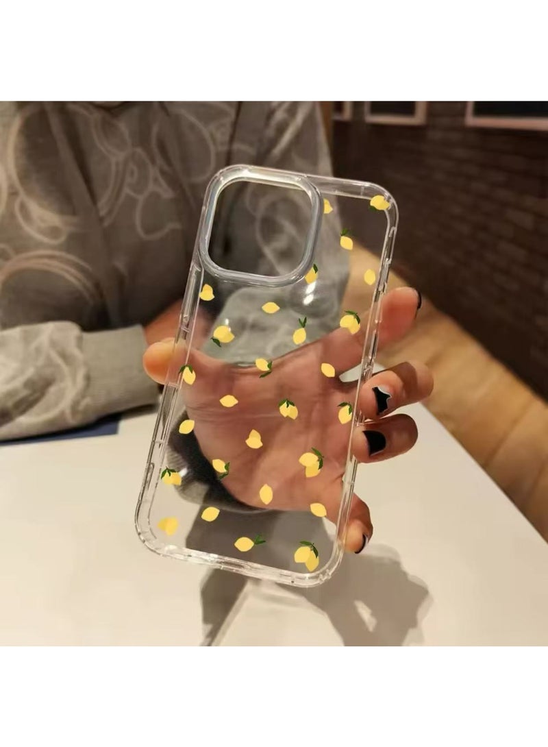 NIBEMINENT Full Screen Of Small Yellow Flowers Protective TPU Case Cover For iPhone 16, Clear - Image 2