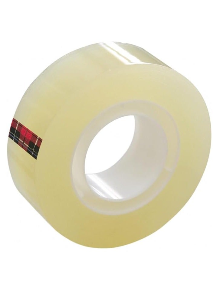 Scotch  3M Scotch Economy Transparent Tape,18mm x 33 metres Clear, (8 Rolls, 3/4 Inch x 33 Metres) Perfect For Daily Office, Home and School Use  - Image 2