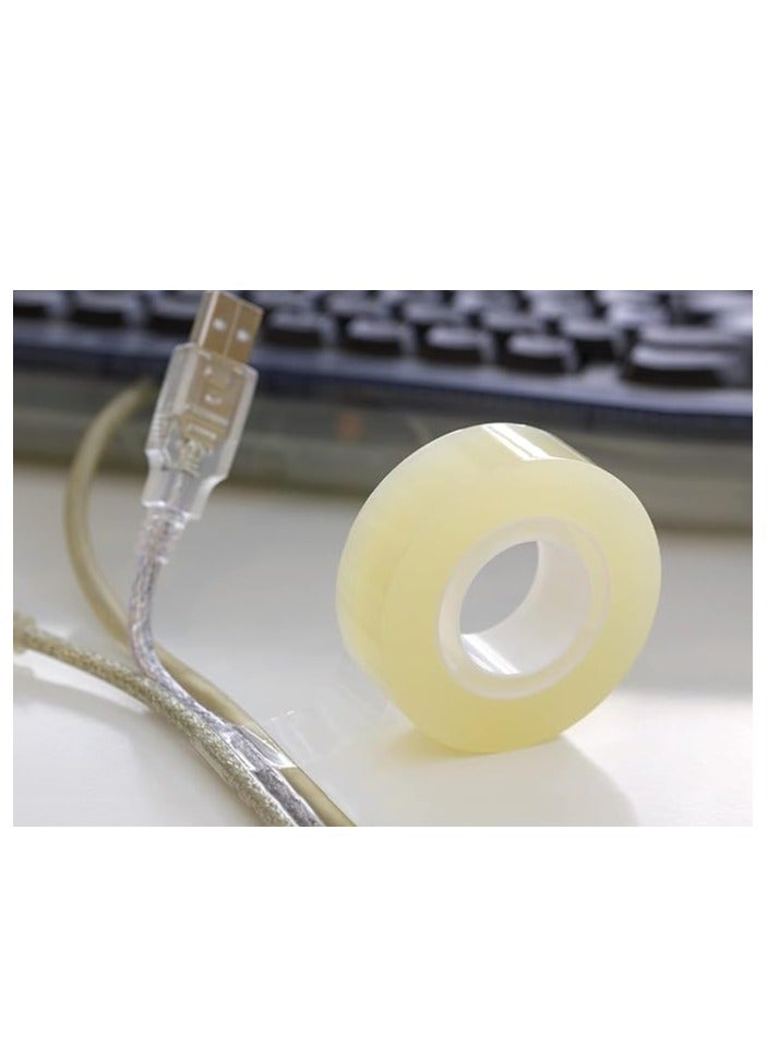 Scotch  3M Scotch Economy Transparent Tape,18mm x 33 metres Clear, (8 Rolls, 3/4 Inch x 33 Metres) Perfect For Daily Office, Home and School Use  - Image 3