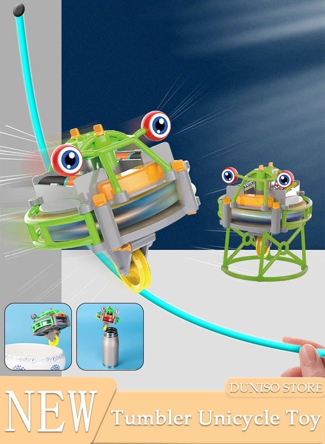 DUNISO Gyro balanced robot toy, unicycle tumbler toy, suitable for children's gifts - Image 1
