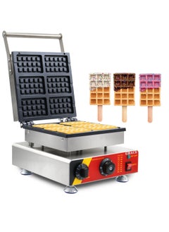 Grace Commercial Popsicle Stick Waffle 6 Mould s Lolly Waffle Machine  - Image 1