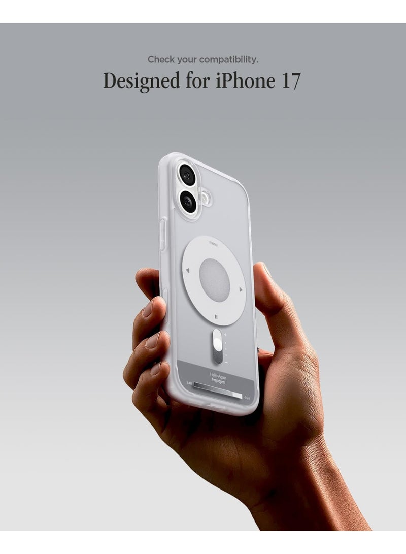 Spigen Ultra Hybrid MagFit iPhone 17 Case Cover with MagSafe (2025) - Classic Silver - Image 4