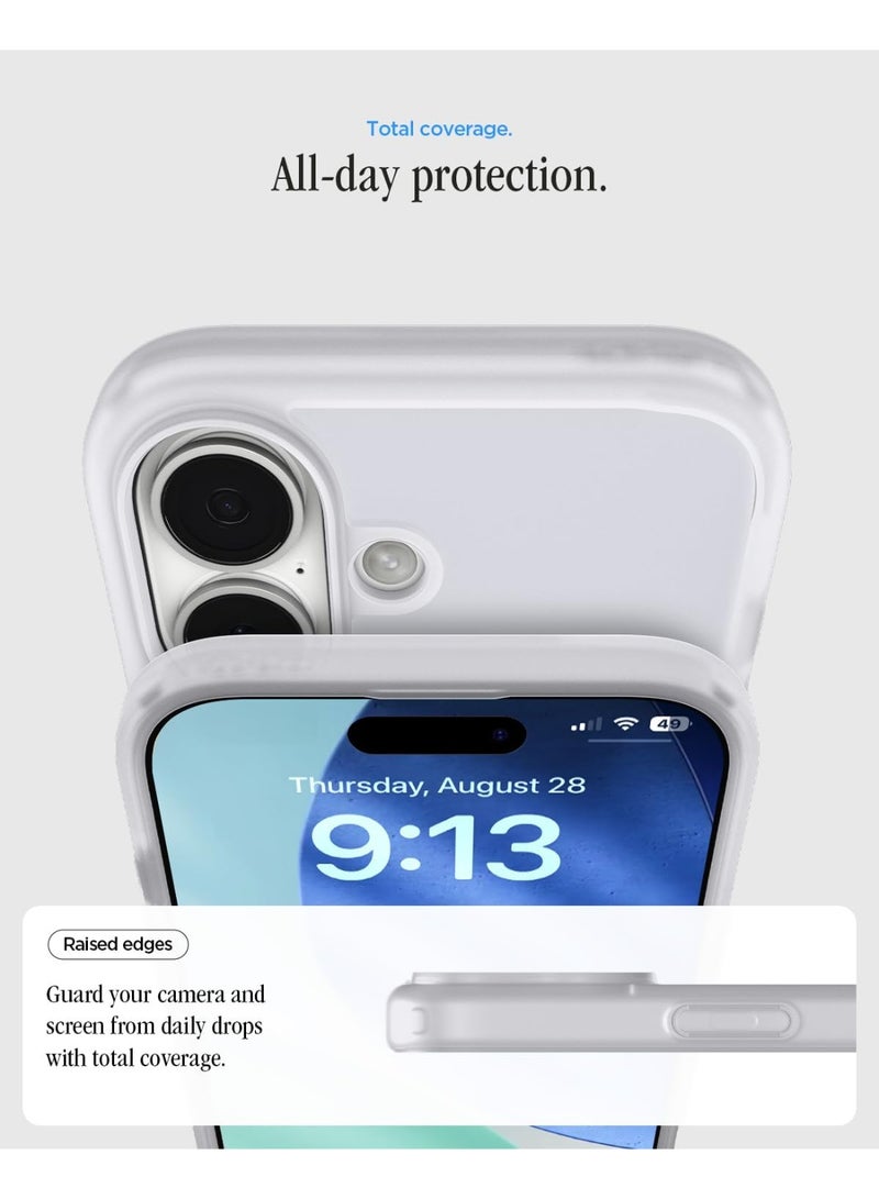 Spigen Ultra Hybrid MagFit iPhone 17 Case Cover with MagSafe (2025) - Classic Silver - Image 3