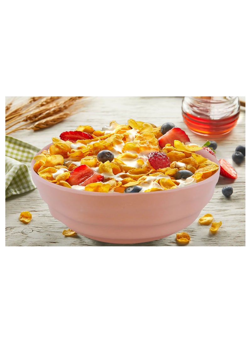 MODA CUCINA وعاء تقديم ميلامين مات، وردي، 17 سم - Image 3