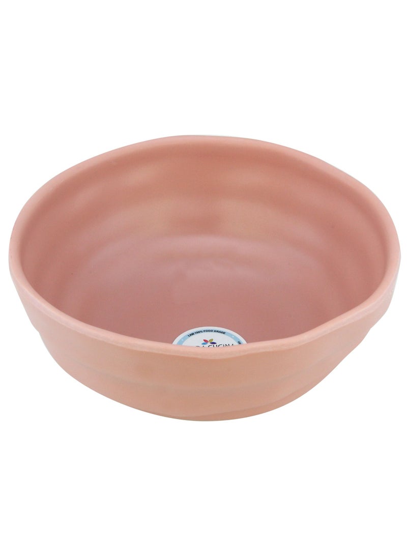 MODA CUCINA وعاء تقديم ميلامين مات، وردي، 17 سم - Image 2