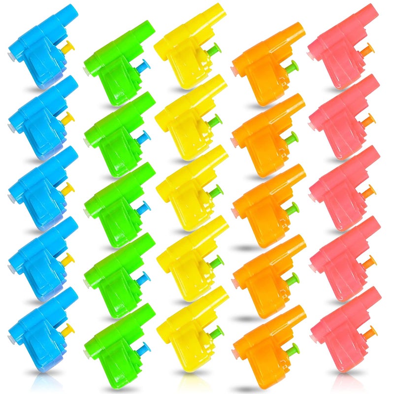 ArtCreativity Colorful Mini Water Guns Pack of 24 Fun Assorted Neon Colors Great Beach and Pool Toys for Kids Squirt Guns Party Favors for Boys and Girls - Image 2