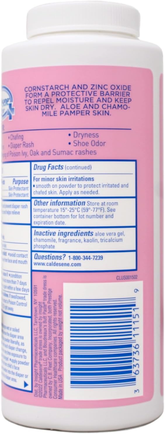 Caldesene Medicated Protecting Powder with Zinc Oxide  Cornstarch 5 oz Pack of 11 - Image 3