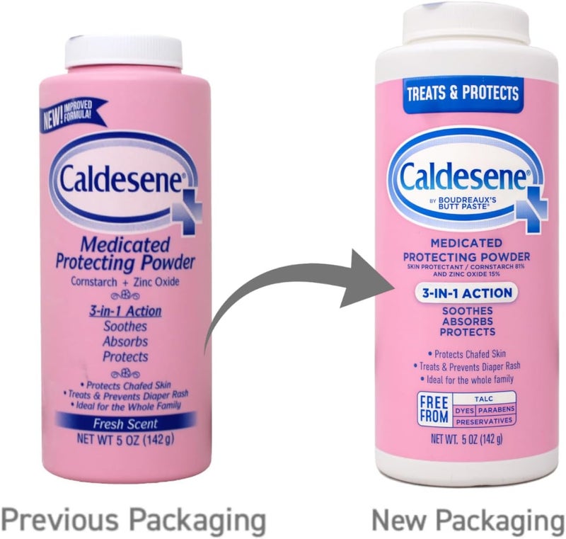 Caldesene Medicated Protecting Powder with Zinc Oxide  Cornstarch 5 oz Pack of 11 - Image 4