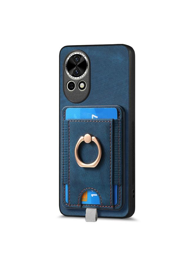 Zaboon Case For Huawei nova 13 Retro Splitable Magnetic Card Bag Leather Phone Case - Image 2