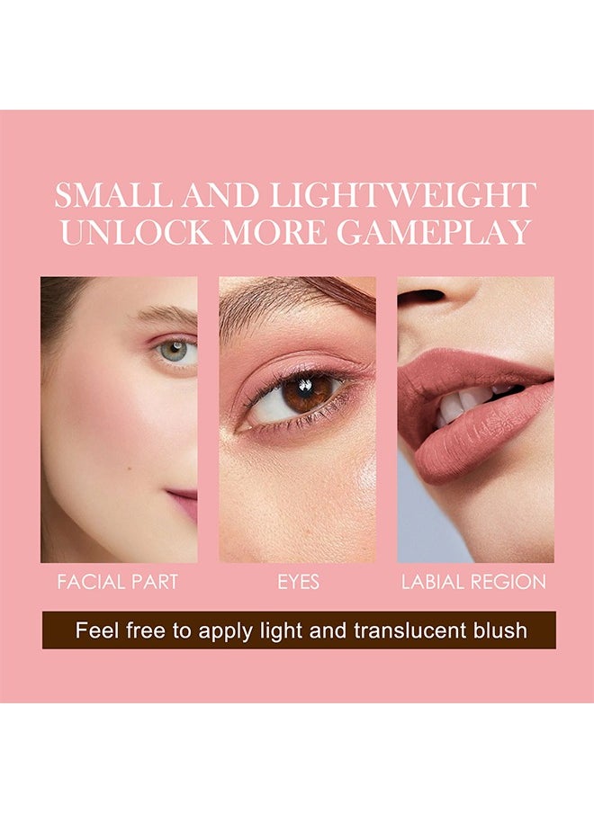 Julystar - Creamy Texture Highlight Shadow Contouring Stick, Dual-ended Blush Stick With Sponge, Cream Contour Stick, 3-in-1 Cheek Blush & Lip Tint & Eyeshadow Moisturizing Lightweight Multi-Stick Blush(#103) - Image 1