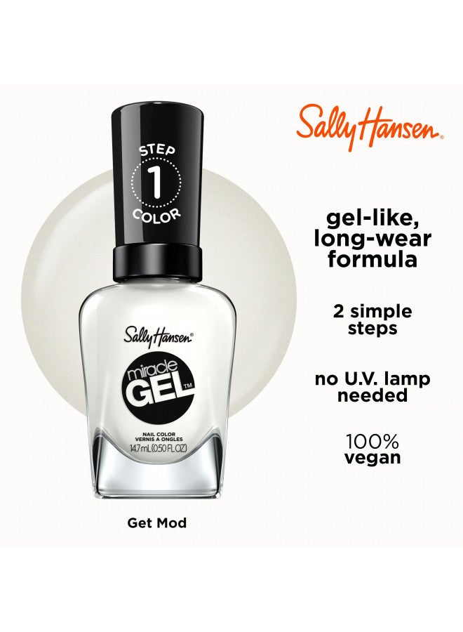 Sally Hansen Sally Hansen Miracle Gel Nail Polish, Shade Get Mod #789, 0.5 Fl Oz - Image 5