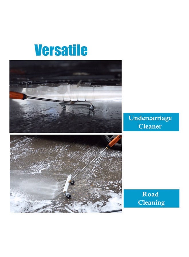 NIBEMINENT Pressure Washer Undercarriage Cleaner Silver 37 x 6 15.5cm - Image 2