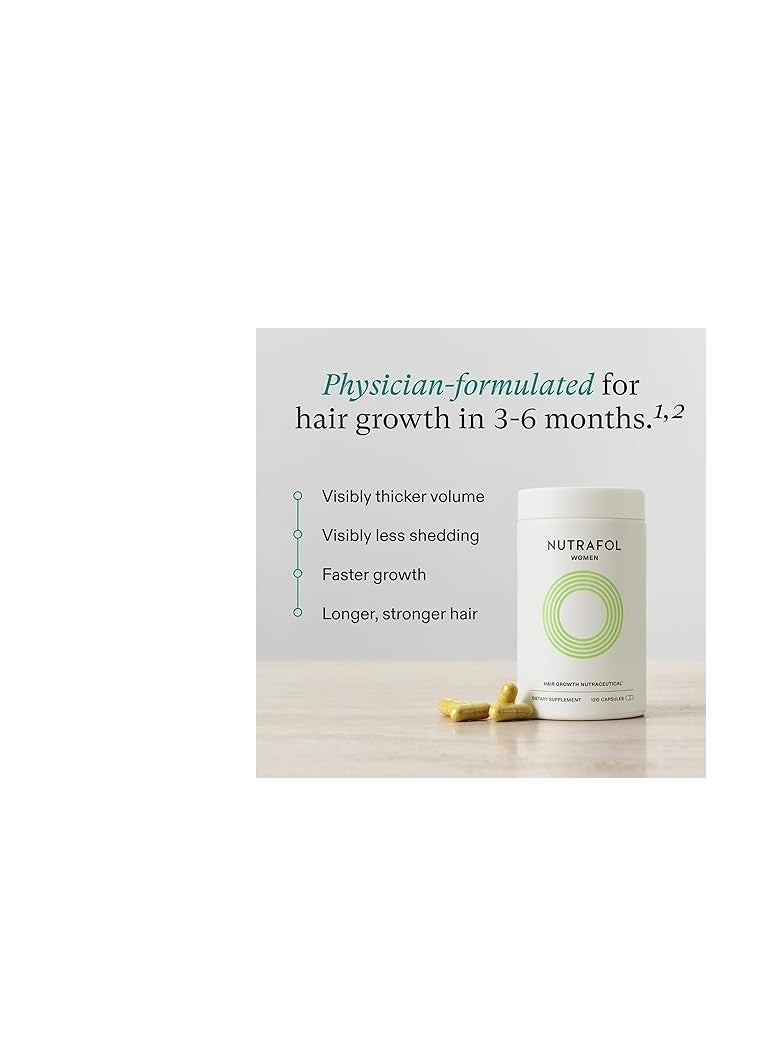 Nutrafol Hair Loss Thinning Supplement Hair Vitamin for Women,120 Capsules - Image 4