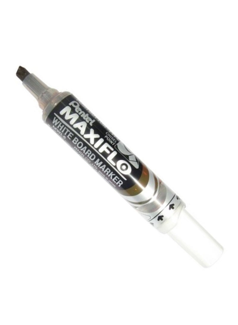 Pentel 12 قطعة من قلم تحديد ماكسي فلو بطلاء أبيض بحبر بني - Image 2