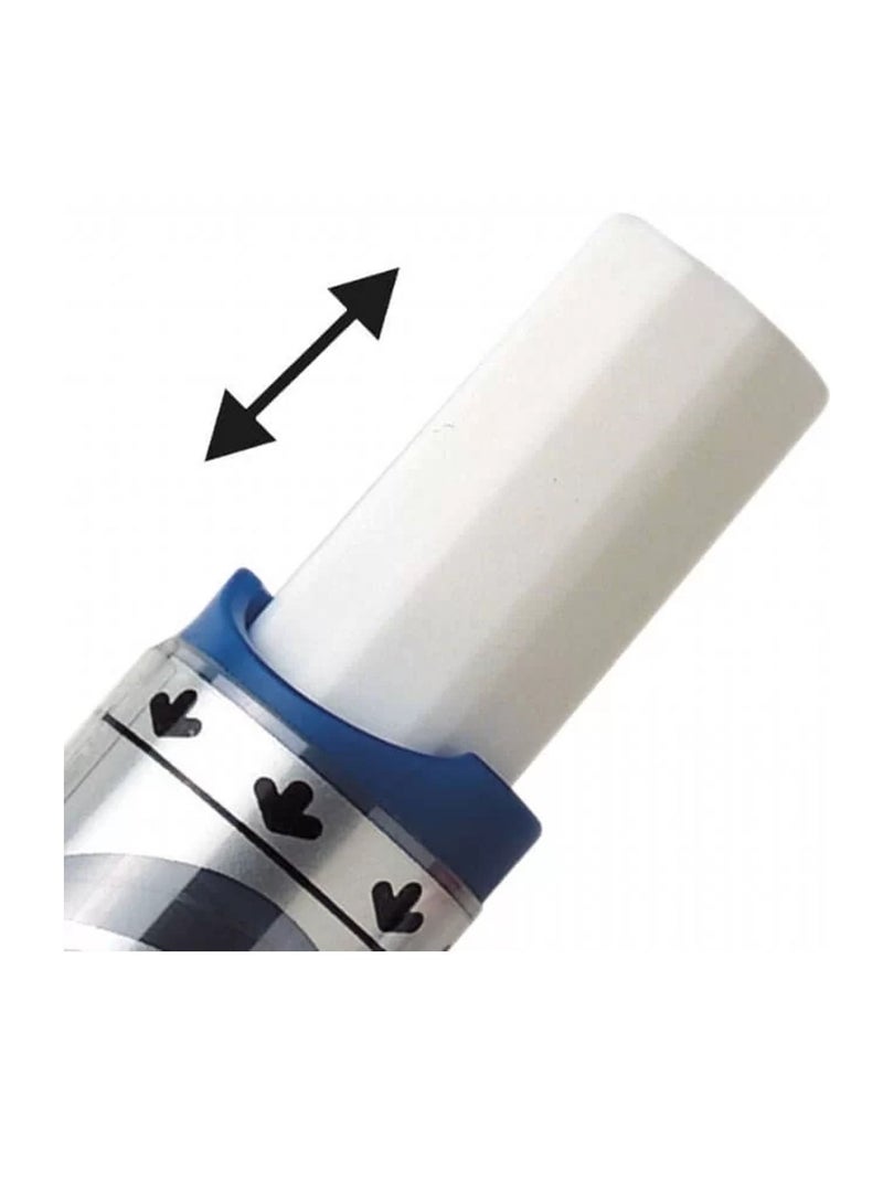 Pentel 12 قطعة من قلم تحديد ماكسي فلو بطلاء أبيض بحبر بني - Image 3