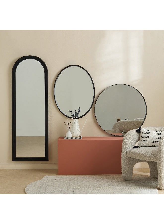 Home Box Eber Floor Mirror - Black - Image 4