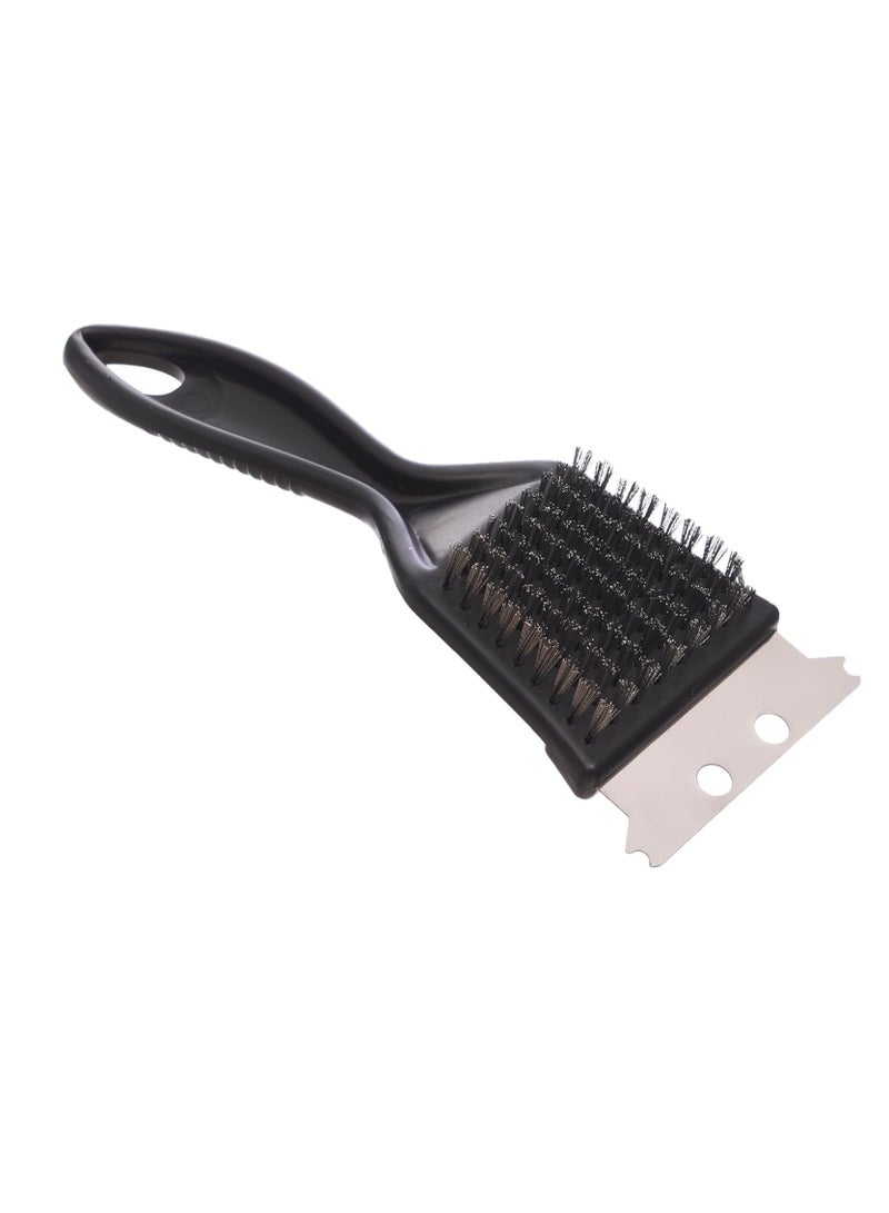 Large wire brush for cleaning stoves, ovens, and very dirty metal surfaces - black - Image 1