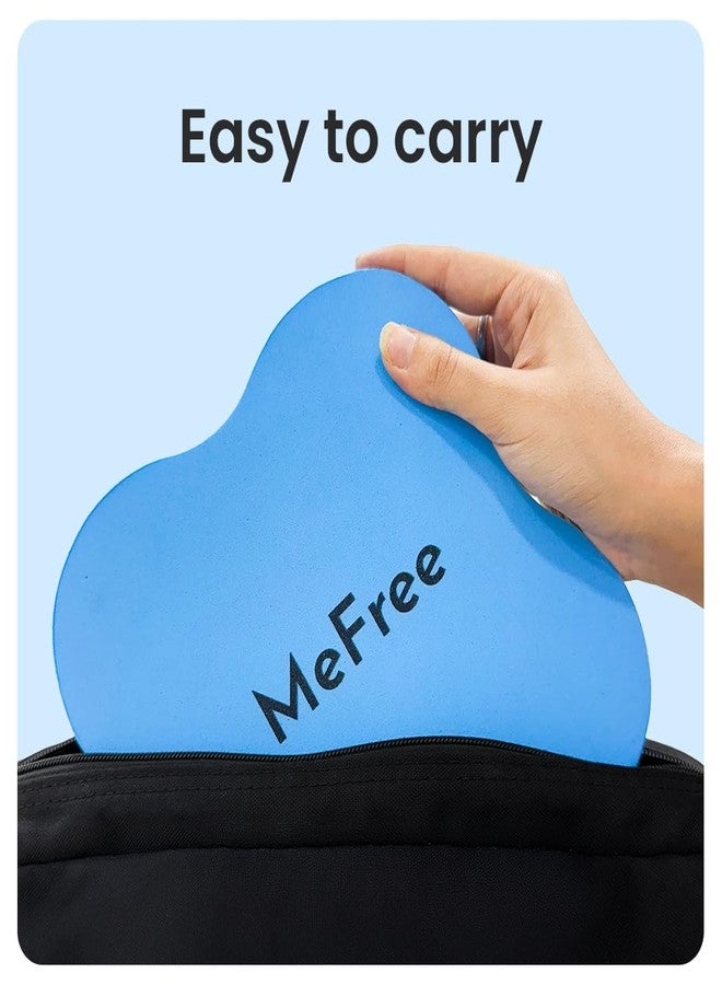 MeFree Yoga Knee Pads Set of 2, Light Blue, 25mm Thick TPE Foam | Non-Slip, Shock Absorbent & Easy to Clean Cushion for Knees, Elbows, Wrists, Tailbone | Ideal for Yoga, Pilates, Meditation & Workouts - Image 4