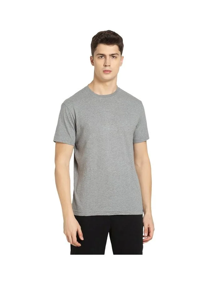 JOCKEY 2714 Men Super Combed Cotton Rich Solid Round Neck Half Sleeve T Shirt