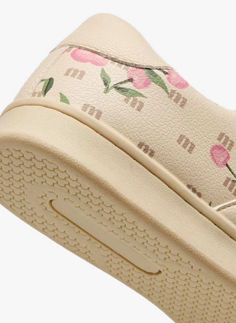 MISSY BEIGE Women Lace-Up Ankle Sneakers for Women | Best Price UAE