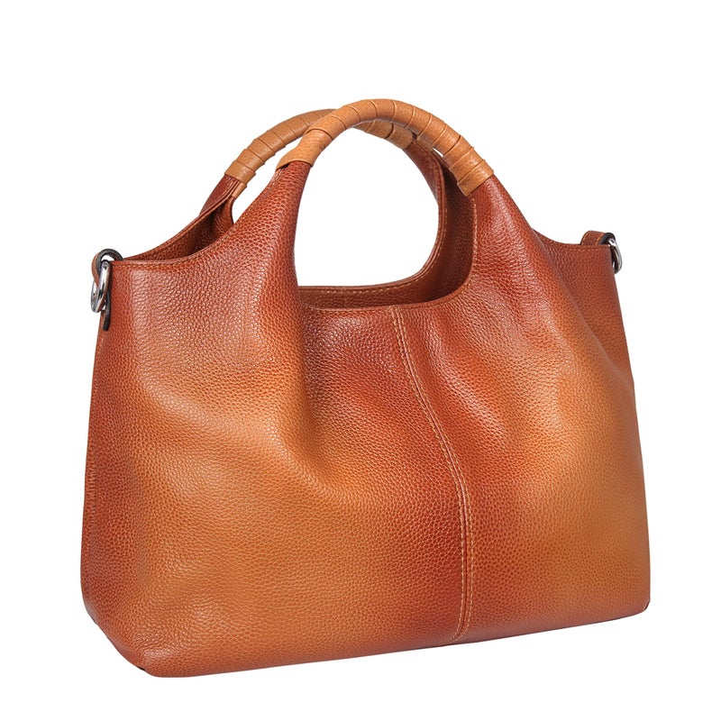 Iswee Satchel Bags for Women Purses and Handbags Shoulder Bag Hobo Crossbody Tote Bags Designer Purse Top Handle Ladies Pocketbook Sorrel