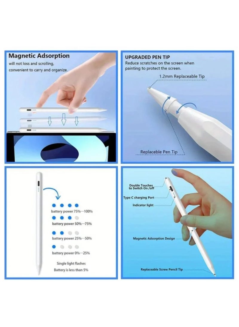 Generic Universal Stylus Pen for Touch Screens – Works on iPad, iPhone, Android Tablets, Samsung, Huawei, Xiaomi And many more devices No Lag, Scratch-Resistant, Lightweight Metal Body  - Image 2