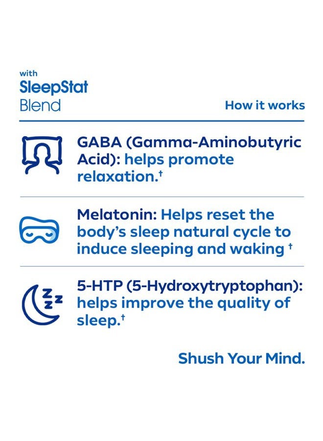 Dream Water Sleep Powder - Sugar-Free, Gluten-Free, Natural Flavors; Blend of 3 Ingredients, GABA, 5mg Melatonin, 5-HPT; Snoozeberry, 60-Count - Image 5