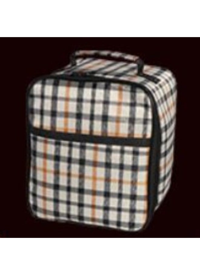 Generic - Three Or Four Steel Instant Noodle Bowl With Lid Stainless Steel Lunch Box Lunch Box Student Canteen Insulation Anti-scald Fast Food Cup-Specifications:Frankfurt Fast Food Cup Insulation Bag: Upgrade - Image 1