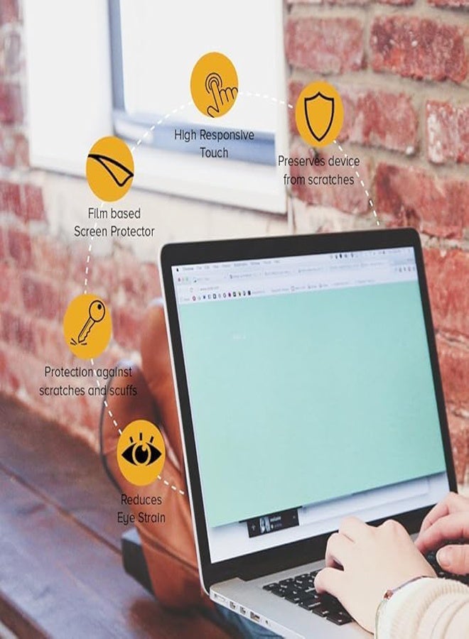 2 Pack Matte Anti-Glare Screen Protector Film Compatible with ASUS TUF Gaming A14 2024 FA401 14 Inch  Laptop Eye Protection Filter Soft Film - Image 2