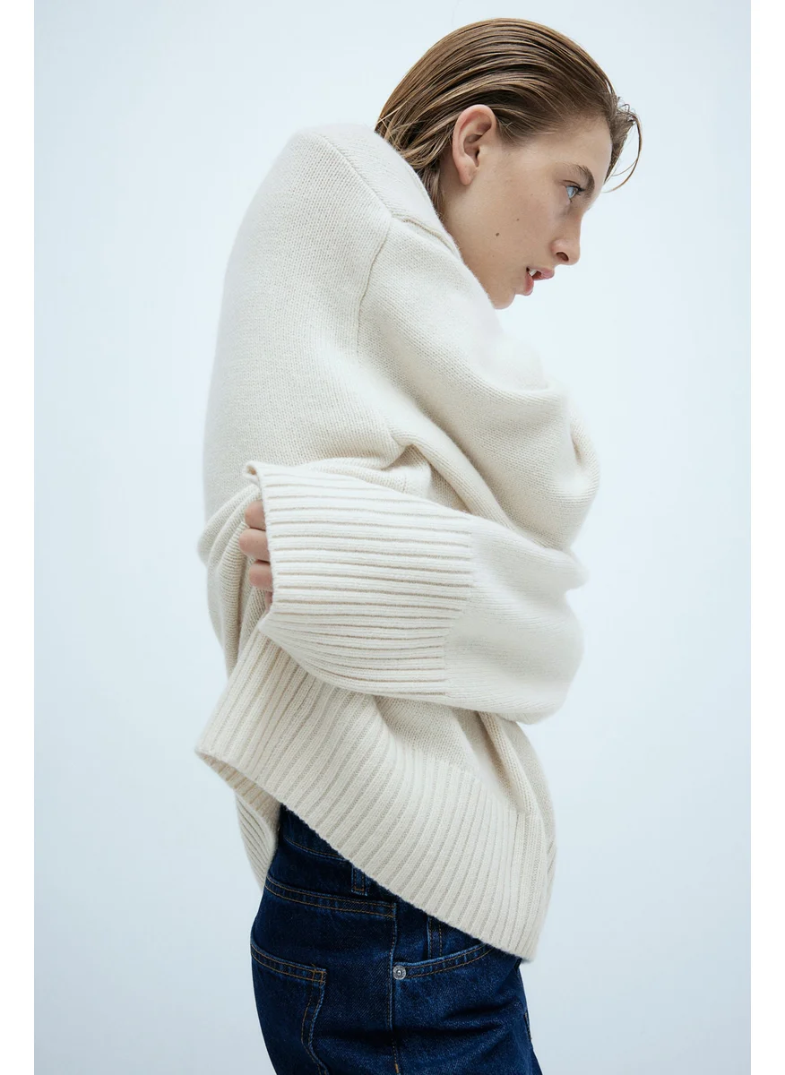 اتش اند ام Oversized Cashmere-Blend Jumper