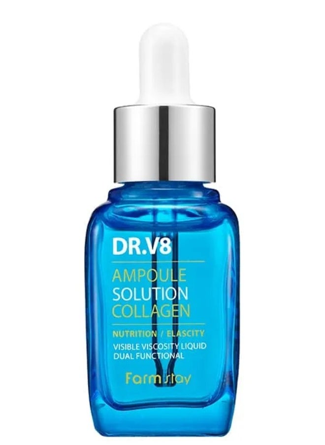 Farm Stay DR-V8 Collagen Ampoule Solution 30ml  - Image 2