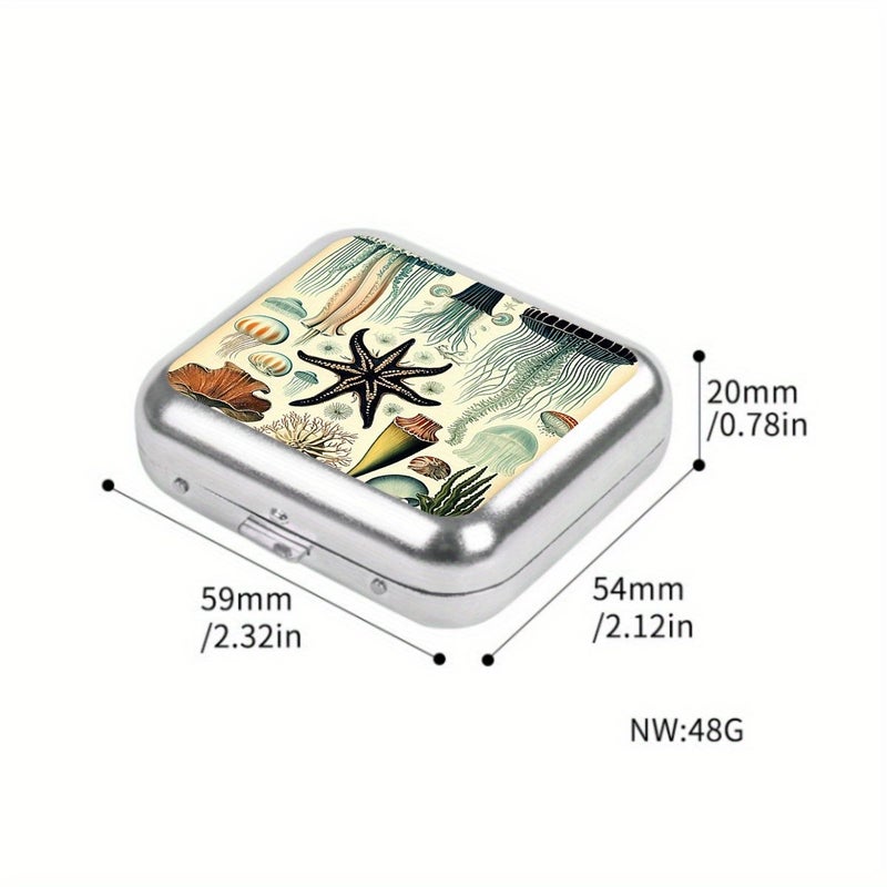 Metallic Color Portable Mini Metal Ashtray Creative Car Ashtray For Outdoor - Image 2