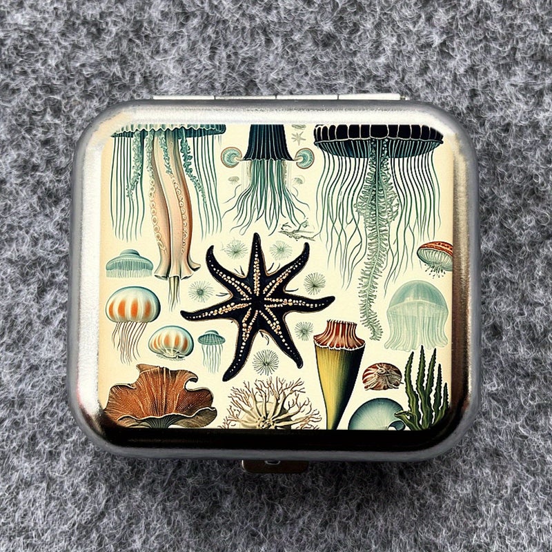 Metallic Color Portable Mini Metal Ashtray Creative Car Ashtray For Outdoor - Image 1